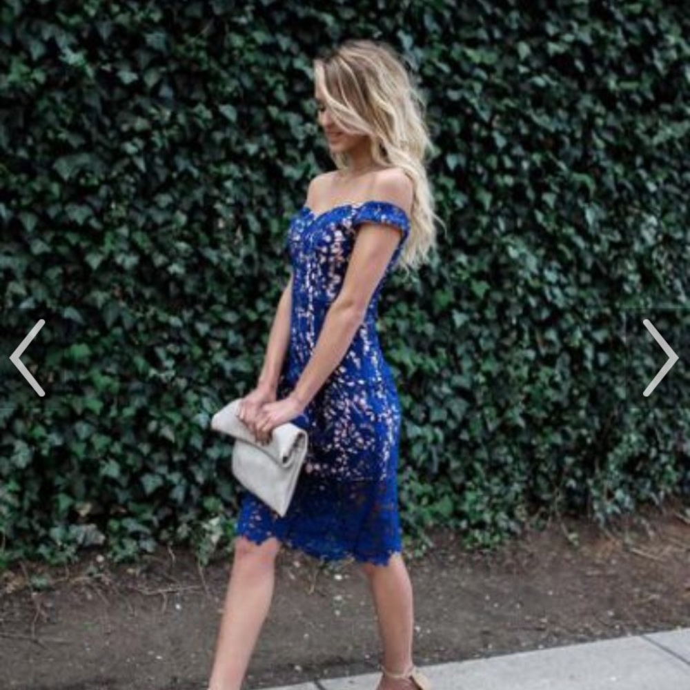 charm me navy lace dress